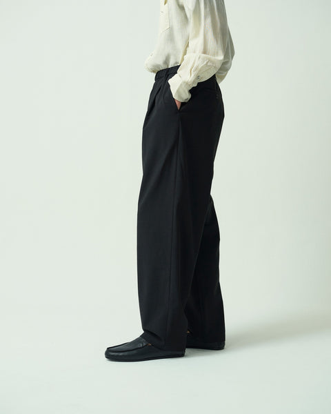 SUMMER WOOL MIX EASY PANTS