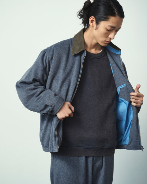 FLANNEL SWING TOP BLOUSON