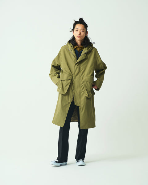 FUNCTIONAL STAND COLLAR  COAT