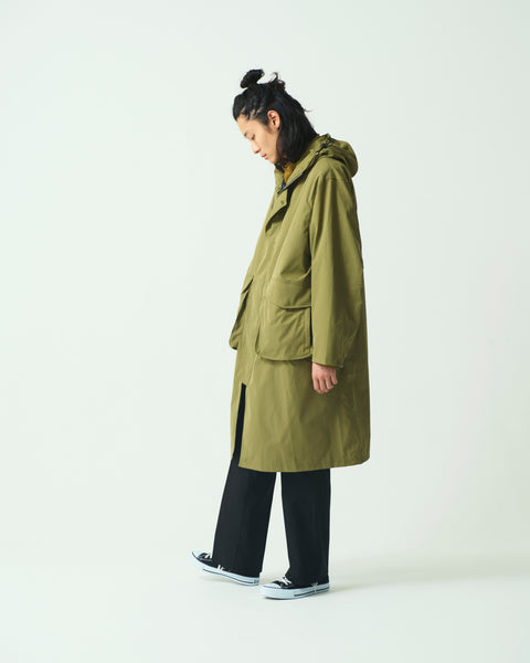 FUNCTIONAL STAND COLLAR  COAT