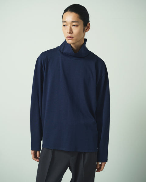 MERCERISED TURTLE NECK L/S TEE