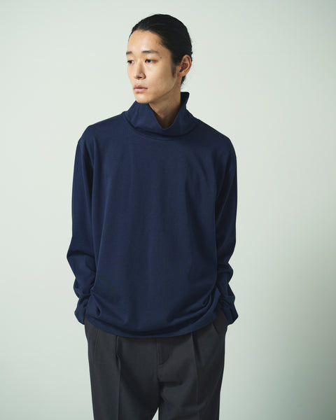 MERCERISED TURTLE NECK L/S TEE