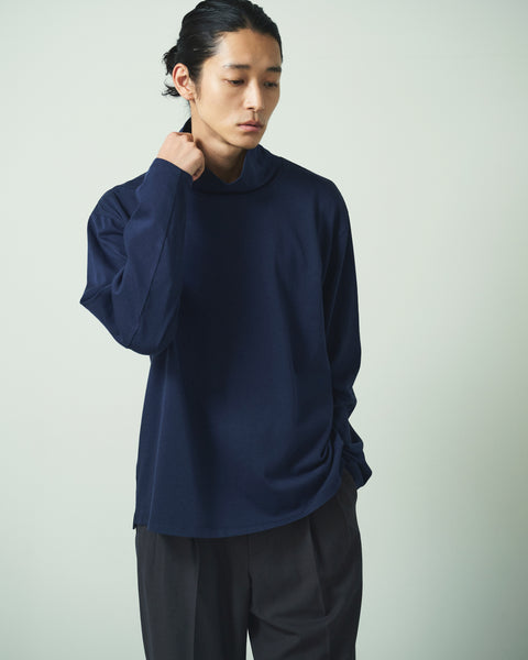 MERCERISED TURTLE NECK L/S TEE