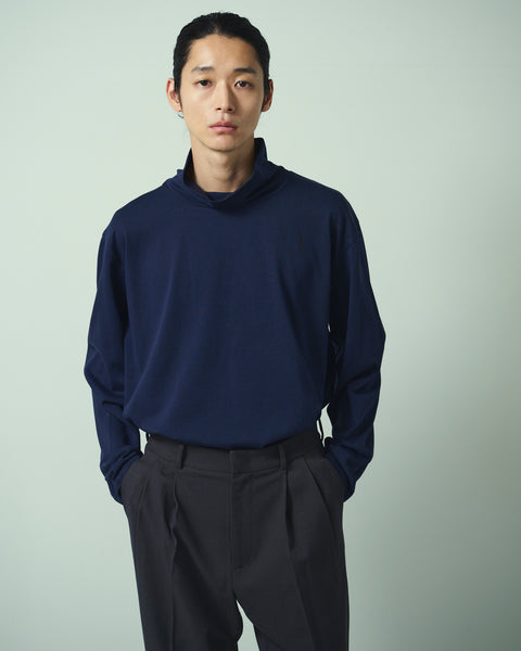 MERCERISED TURTLE NECK L/S TEE