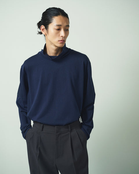 MERCERISED TURTLE NECK L/S TEE