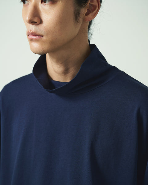 MERCERISED TURTLE NECK L/S TEE
