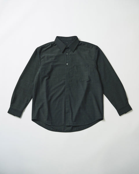LIGHT WOOL MIX TRIPLE STITCH SHIRTS