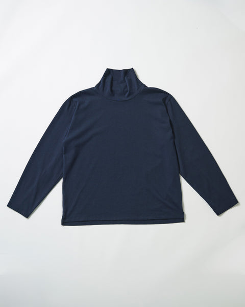 MERCERISED TURTLE NECK L/S TEE