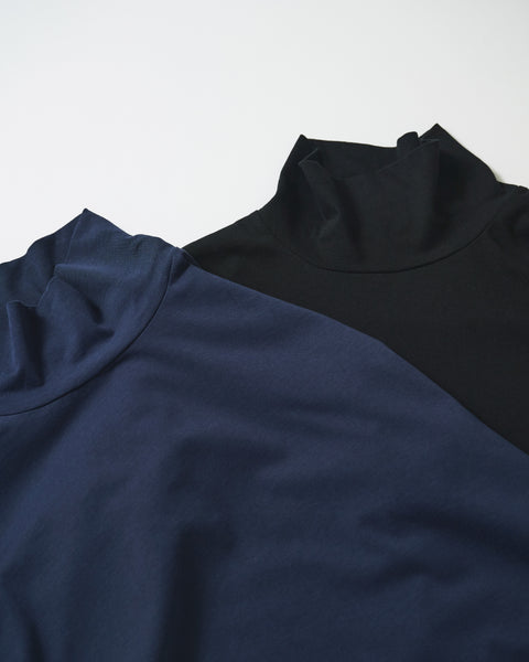 MERCERISED TURTLE NECK L/S TEE