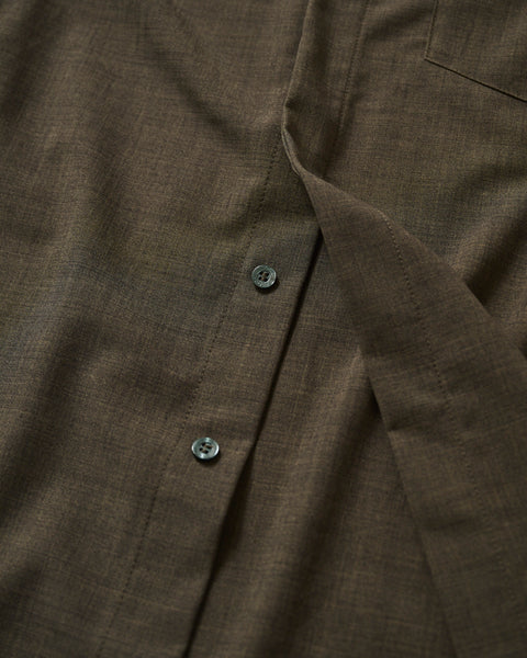 LIGHT WOOL MIX TRIPLE STITCH SHIRTS