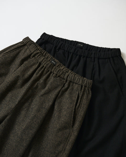 WOOL MIX EASY TROUSERS