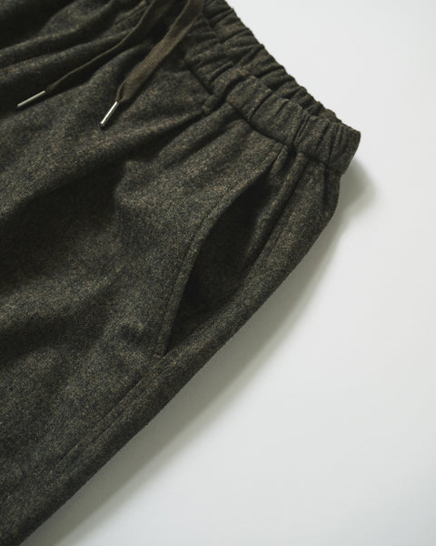 WOOL MIX EASY TROUSERS