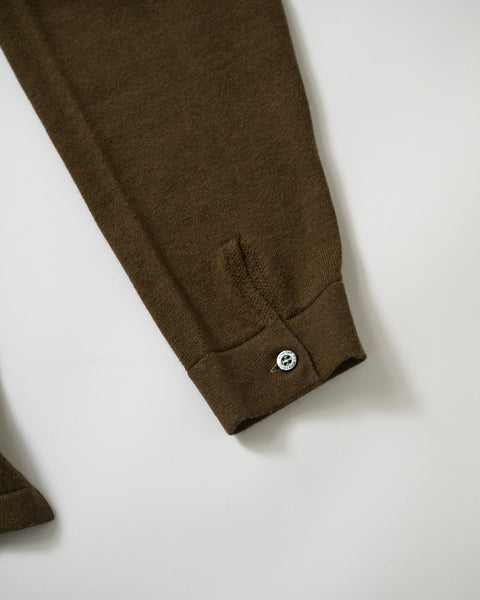 12G C/W HENRY NECK  KNIT