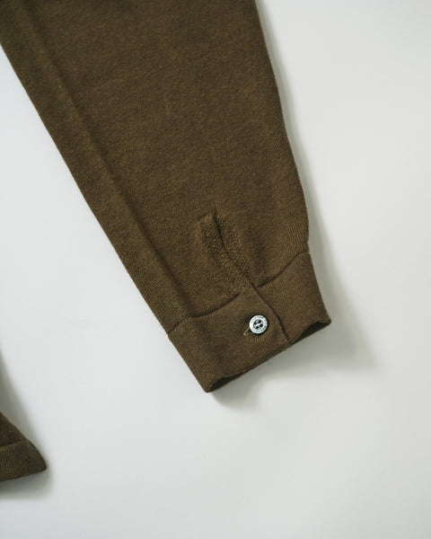 12G C/W HENRY NECK  KNIT