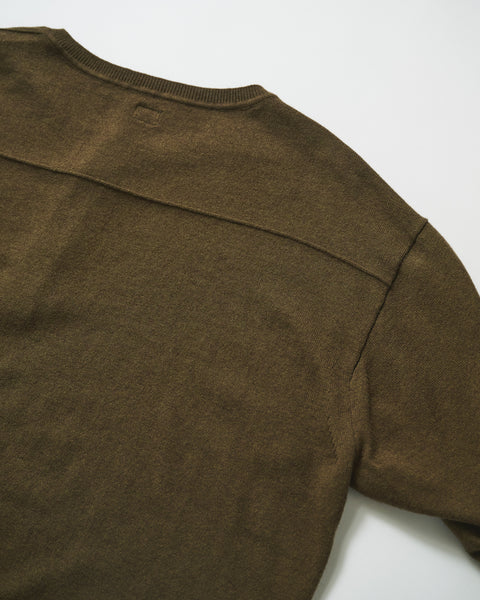12G C/W HENRY NECK  KNIT