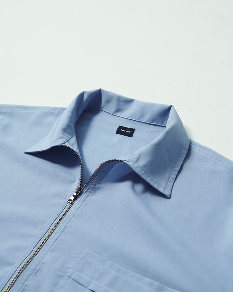 STRETCH POPLIN HALF ZIP SHIRTS