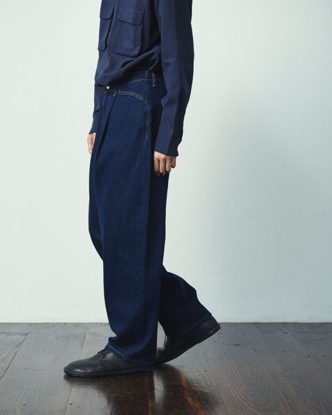 FADED WIDE DENIM