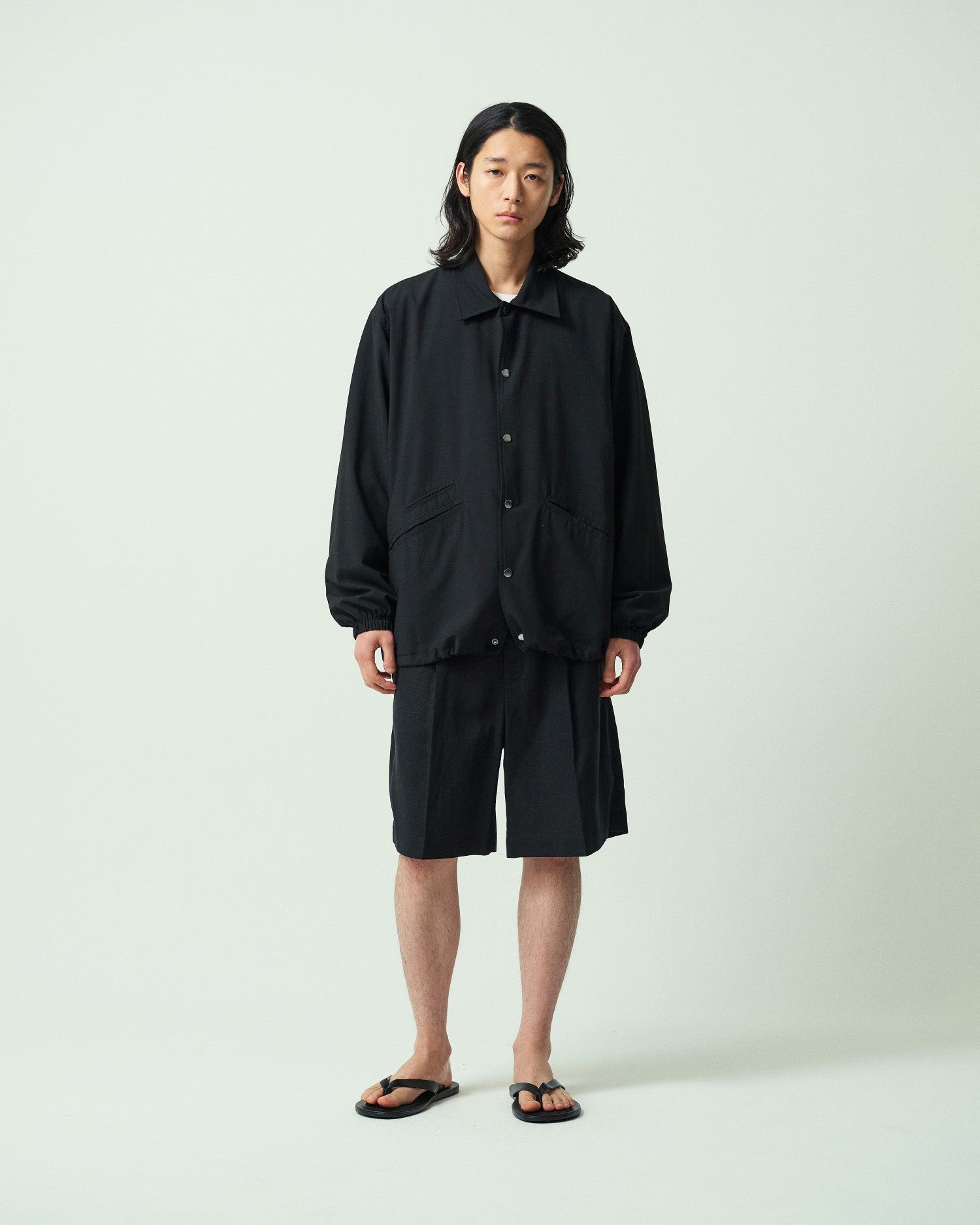 SUMMER WOOL MIX COACH JACKET – RHYTHR