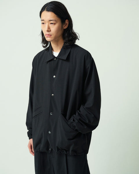 SUMMER WOOL MIX COACH JACKET