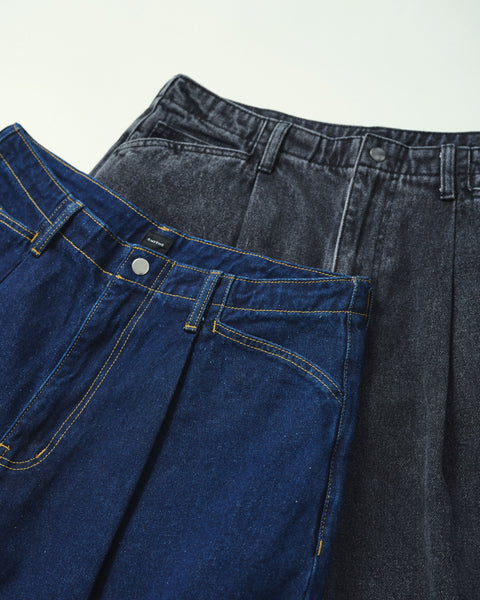 FADED WIDE DENIM