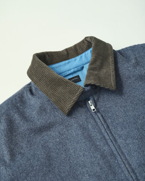 FLANNEL SWING TOP BLOUSON