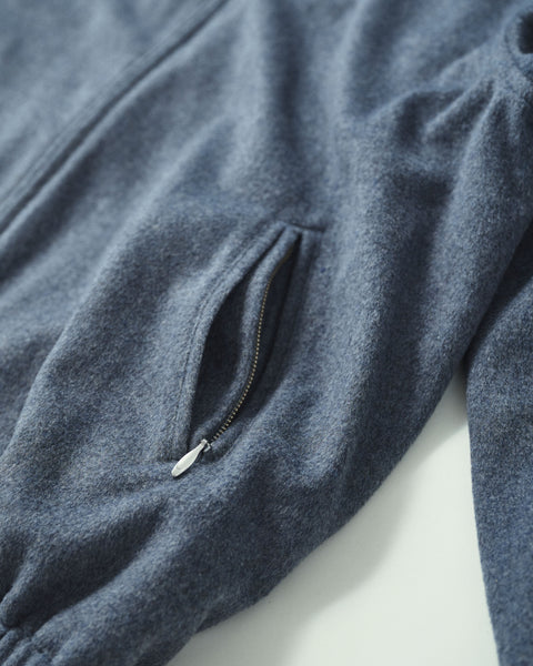 FLANNEL SWING TOP BLOUSON