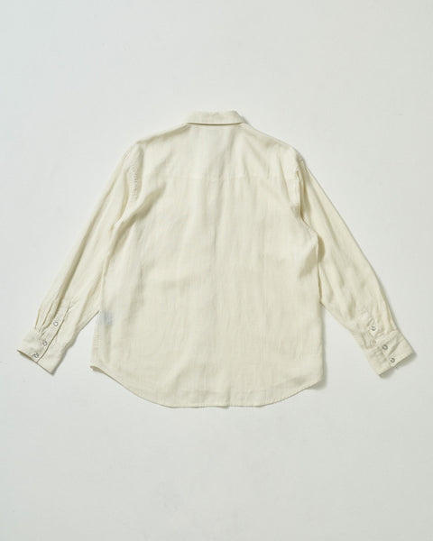 LINEN BLEND WESTERN SHIRT