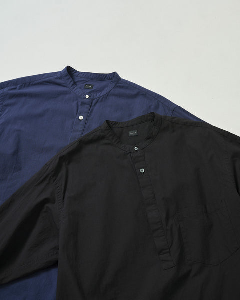 RELAX STAND COLLAR PULLOVER SHIRT