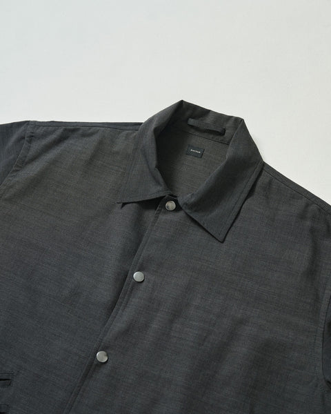 SUMMER WOOL MIX COACH JACKET