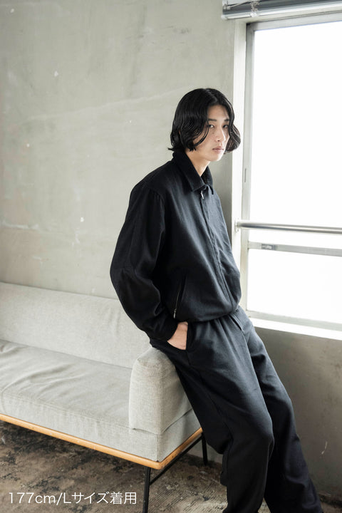 FLANNEL SWING TOP BLOUSON