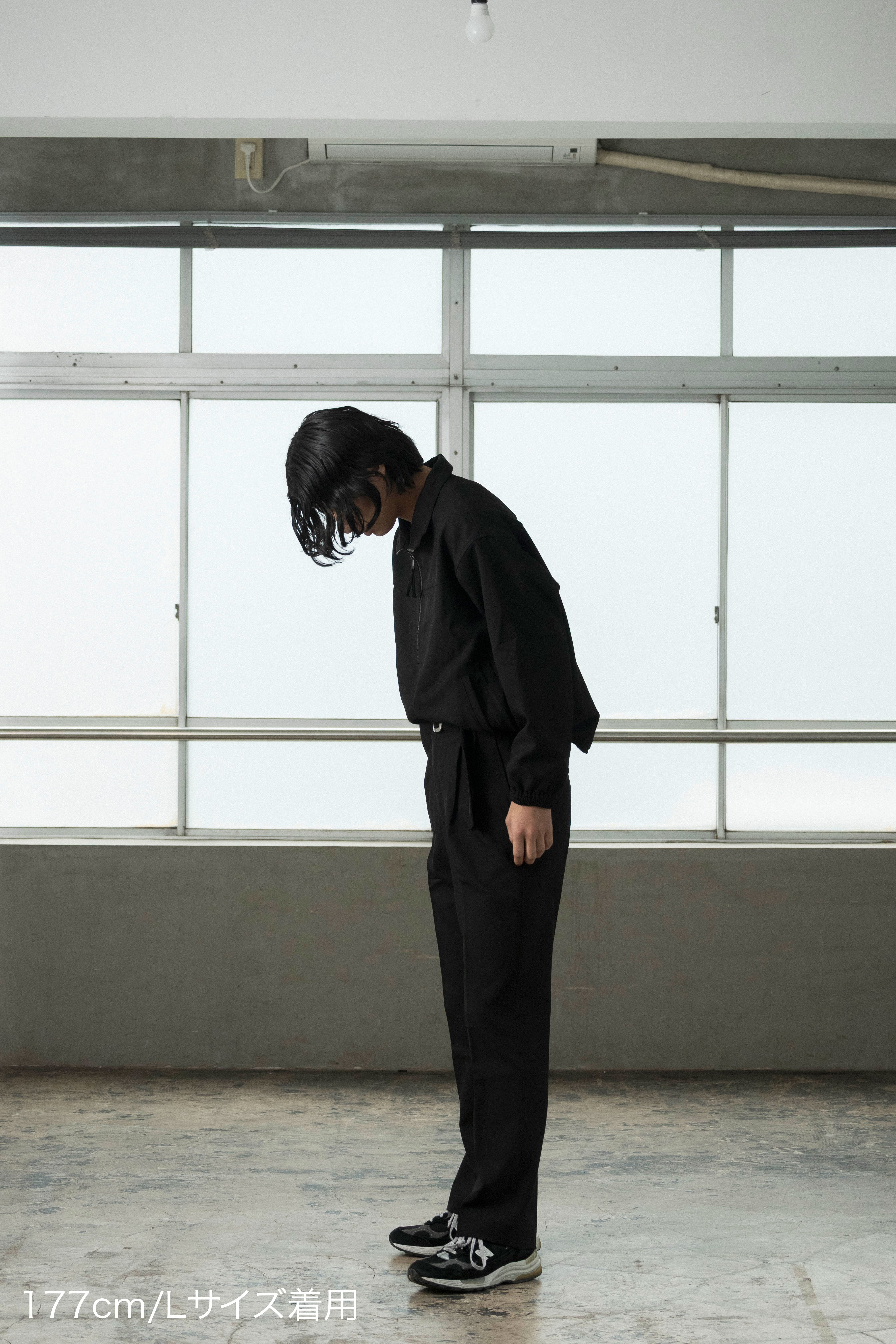 RHC スラックパンツ　ブラック　Mサイズ TUCK SLACKS – RHYTHR