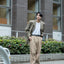 2TUCK  TAPERED WIDE TROUSERS