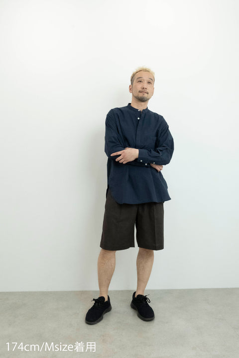 LINEN BLEND 2TUCK SHORTS