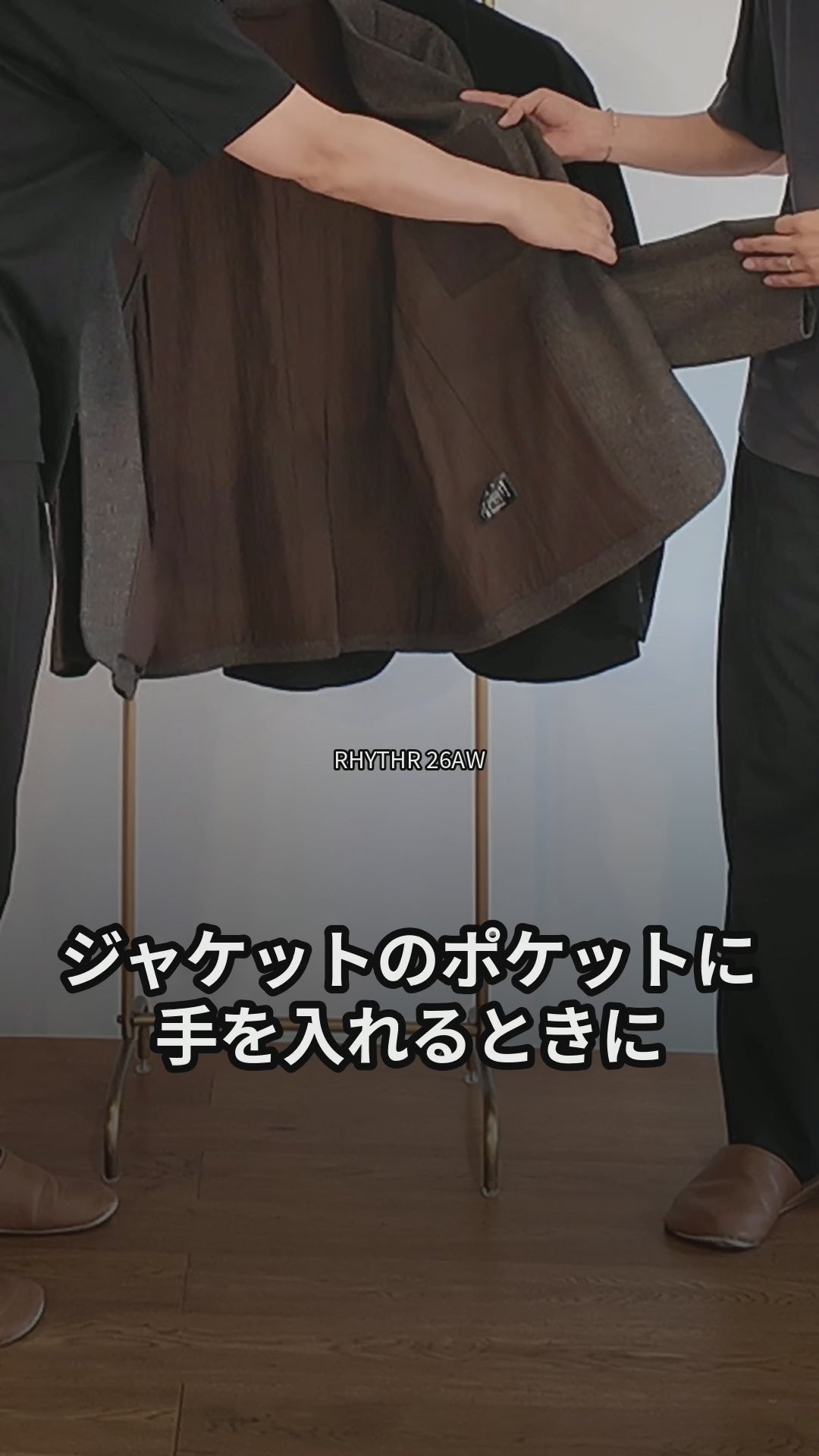 WOOL MIX TAILORED JACKET 紹介動画（20秒）
